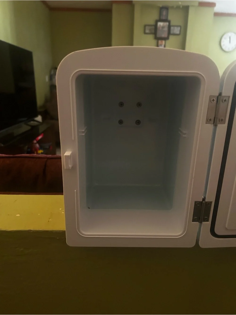 Mini Compact White Countertop Refrigerator - Home Kitchen